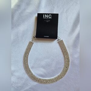 INC International Concepts Silver Choker Necklace